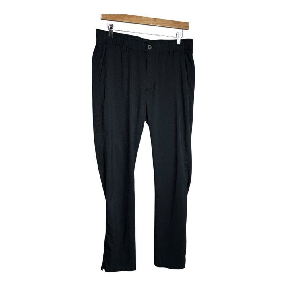 Under Armour Golf Pants Mens‎ 32/34 Black The Showdown Pant Stretch